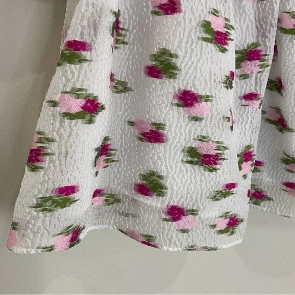 💥SOLD💥BuddyLove Blakely Peplum Short Sleeve Top - Calla Lily - Picture 6 of 13